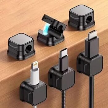 GadgetBite Magnetic Cable Organizer Clips  Self-AdhesiveBest Amazon Deals