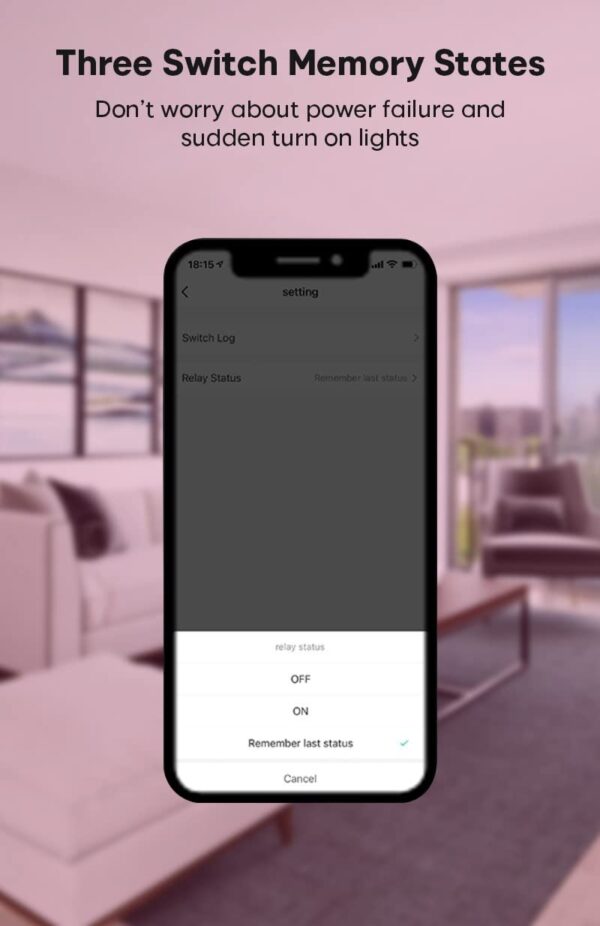 HomeMate WiFi 1 Node Smart Switch | 16A | No Hub RequiredBest Amazon Deals