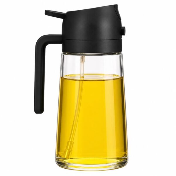Nurmantras 2 in 1 Glass Oil Sprayer and Dispenser BottleBest Amazon Deals