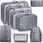 Flyngo 8 Pcs Travel Organizer Pouch Packing Cubes ForBest Amazon Deals