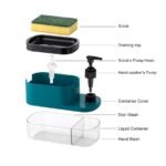 MARKWELL Plastic 3 in 1 Dish Soap Liquid Pump DispenserBest Amazon Deals