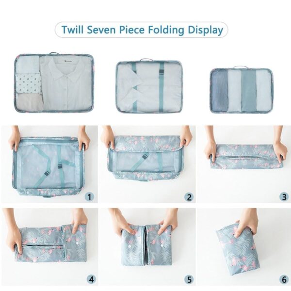 TS WITH TECHSUN Travel Organizer 7 in 1 Travel LaundryBest Amazon Deals