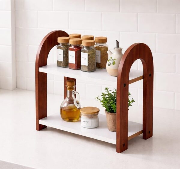 FireBees 2 Tier Kitchen Counter Organizer, Wooden KitchenBest Amazon Deals FireBees 2 Tier Kitchen Counter Organizer, Wooden KitchenBest Amazon Deals