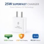 25W Charger for Samsung Galaxy F17 with Type-C to C Cable | SuperMobile Accessories Deal