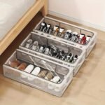 ARJ Fabric Shoe Storage Bins Under Bed Shoe StorageBest Amazon Deals