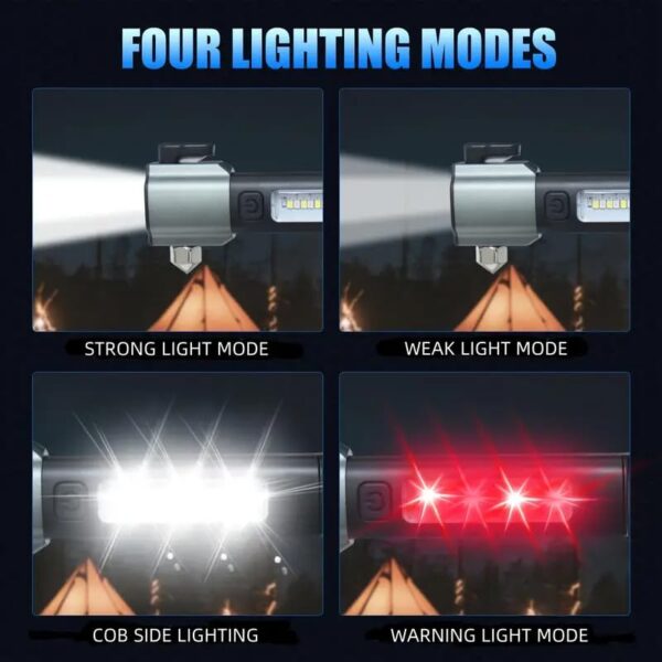 FLYNGO 3 in 1 Multifunction LED Torch Light Rechargeable,Best Amazon Deals