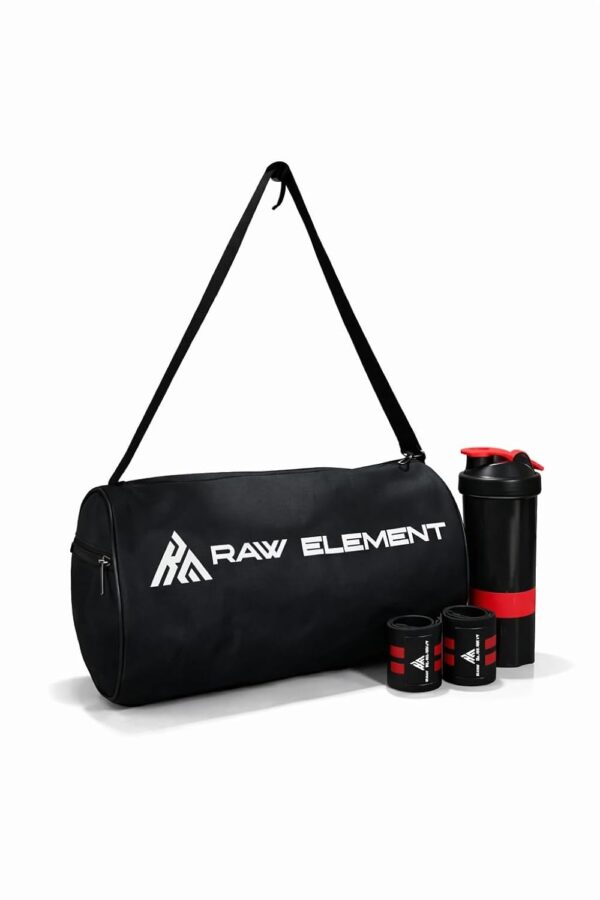 Gym Shaker, Wrist Band & Gym Bag Combo | FitnessBest Amazon Deals