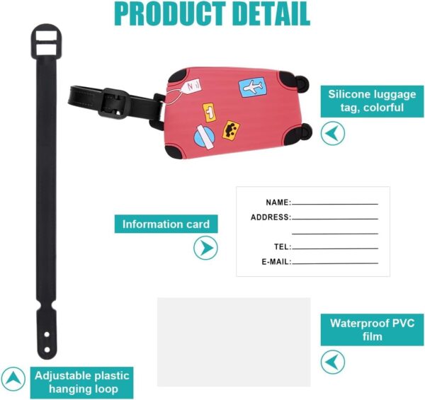 Gadget Deals Pack of 5 – Luggage Tags | Luggage tag | BagBest Amazon Deals