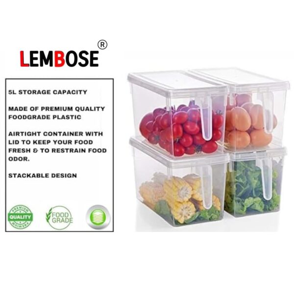 LEMBOSE Plastic Fridge Storage Refrigerator OrganizerBest Amazon Deals
