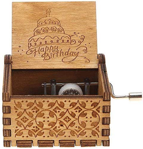 EITHEO Wooden Antique Carved Hand Crank Multicolor HappyBest Amazon Deals