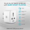 Qubo 10A Wi-Fi + Bluetooth Smart Plug | Energy MonitoringBest Amazon Deals