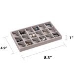 Frebeauty Jewelry Organizer Tray,Stackable Velvet JewelryBest Amazon Deals