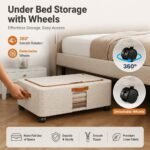 HASTHIP Under Bed Storage with Wheels Under Bed StorageBest Amazon Deals