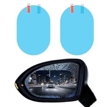 Bowiemall 2 Pcs Car Rearview Mirror Film RainproofBest Amazon Deals