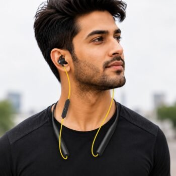 Wireless Bluetooth Neckband Earphones with Deep Bass, MagneticMobile Accessories Deal