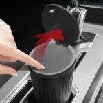 Soko Plastic Carbin Mini Car Trash Can With Lid, SmallBest Amazon Deals