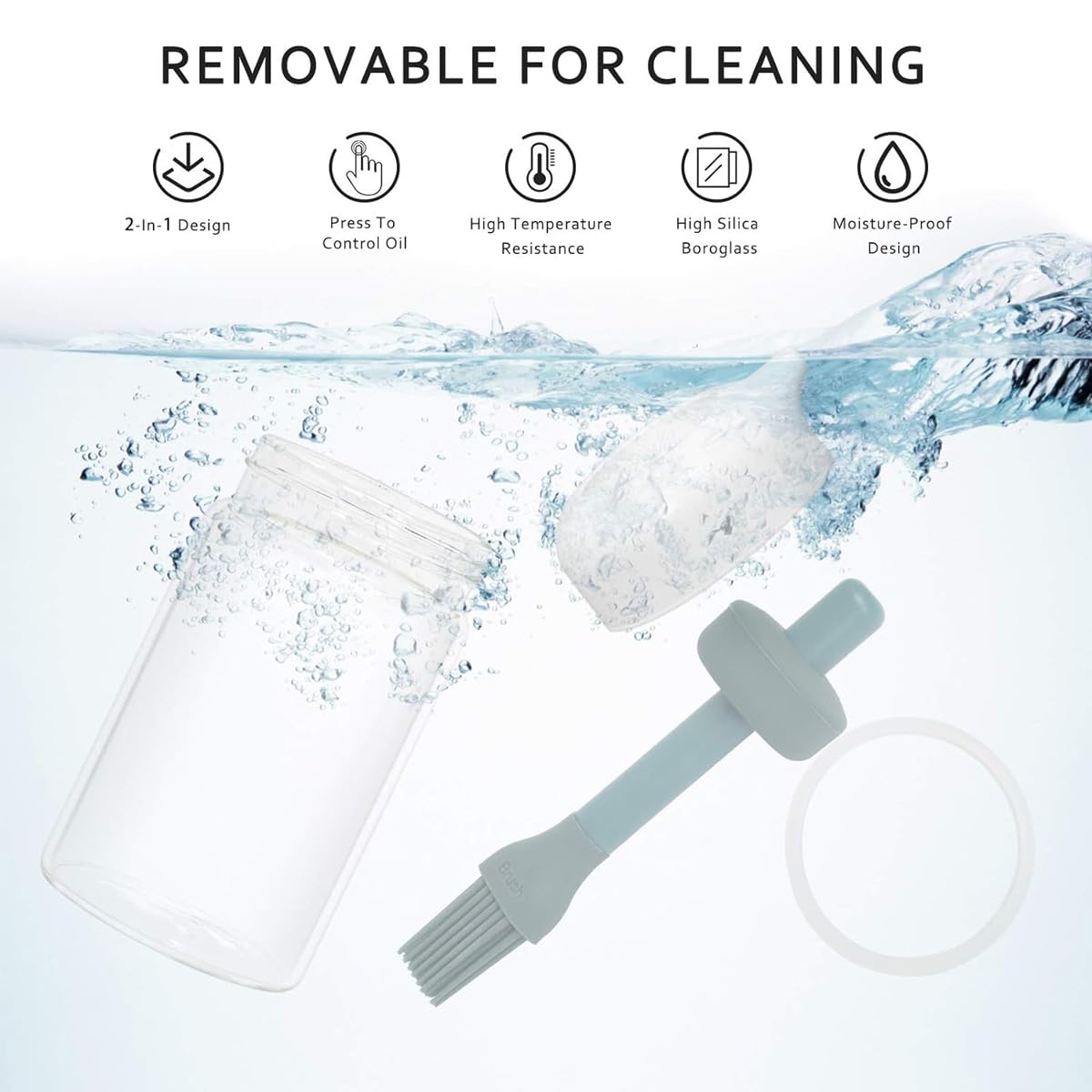 Prime Pick Cook Pro Oil Dispenser Bottle Glass 2 in 1Best Amazon Deals