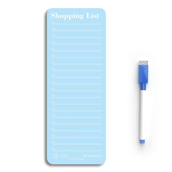 3 Lines Shopping List Fridge Magnet with Marker|SmartBest Amazon Deals