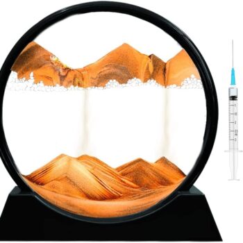 FEBLICH 3D Moving Sand Art Picture Glass Liquid PaintingBest Amazon Deals FEBLICH 3D Moving Sand Art Picture Glass Liquid PaintingBest Amazon Deals