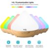 YDL 300ml LED Humidifier Aroma Diffuser for Home 2 in 1Best Amazon Deals