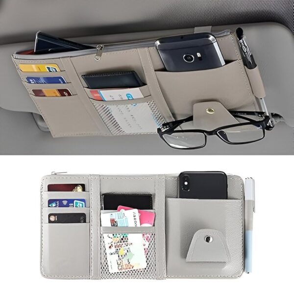 Car Sun Visor Organizer PU Leather Multi Pocket StorageBest Amazon Deals Car Sun Visor Organizer PU Leather Multi Pocket StorageBest Amazon Deals