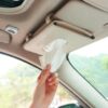 Involve Car Visor Leather Tissue Holder - Beige | SunBest Amazon Deals Involve Car Visor Leather Tissue Holder - Beige | SunBest Amazon Deals