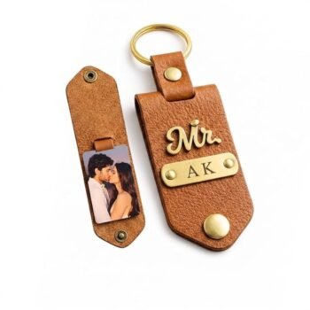 Morons Personalized Leather Photo Keychain with CustomBest Amazon Deals