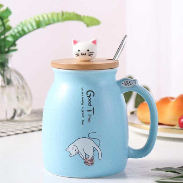 Spooky Creative Starry Sky Ceramic Mug Cute 3D CatBest Amazon Deals