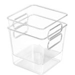 INKULTURE Clear Acrylic Pantry Organizer Bin With HandleBest Amazon Deals INKULTURE Clear Acrylic Pantry Organizer Bin With HandleBest Amazon Deals