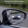 Bowiemall 2 Pcs Car Rearview Mirror Film RainproofBest Amazon Deals