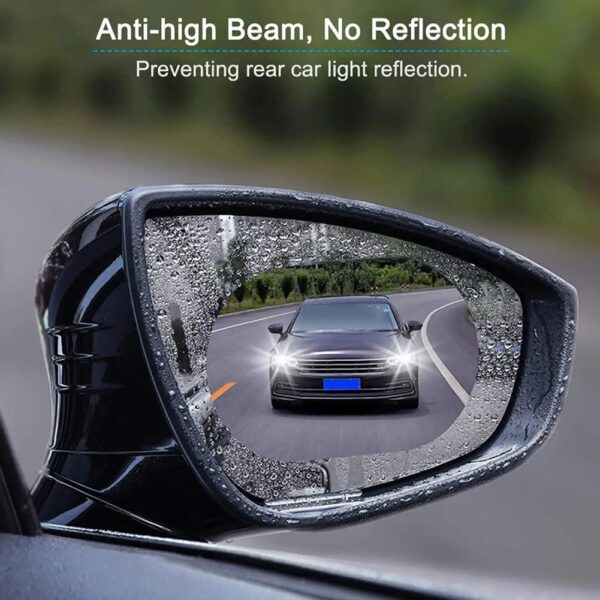 Bowiemall 2 Pcs Car Rearview Mirror Film RainproofBest Amazon Deals