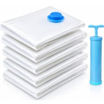 Vacuum Storage Bags with Hand Pump for Clothes, Blanket |Best Amazon Deals