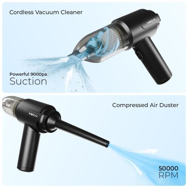 Xech Vacuum Cleaner with Blower & Inflator | CordlessBest Amazon Deals