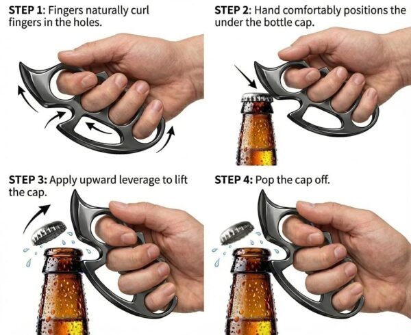 Stainless Steel Bottle Opener – Compact Beer Opener, CoolBest Amazon Deals