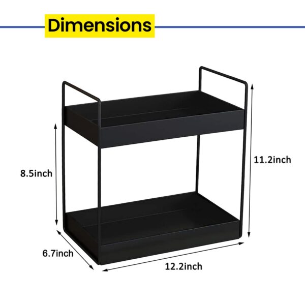 WonderStand NOVA (Black) 2-Tier Countertop MultipurposeBest Amazon Deals