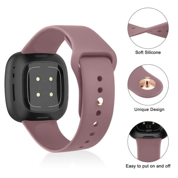 Tobfit Silicone Band for Fitbit Versa 3 4 FitnessBest Amazon Deals