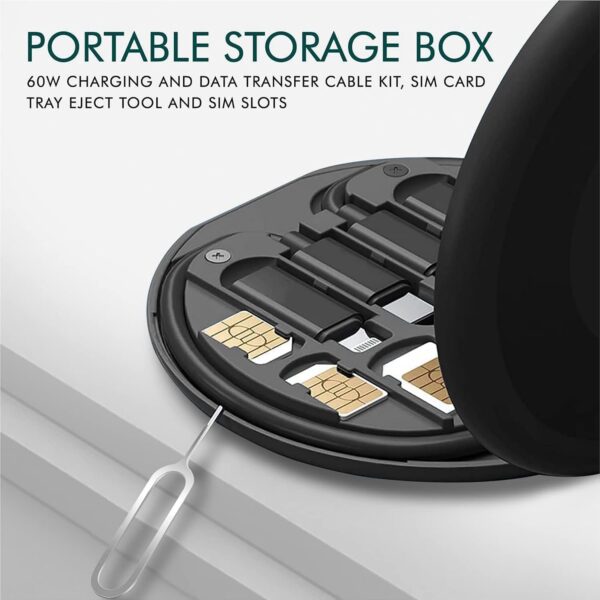 All in one 60W USB Fast Charging Travel Data Cable SetBest Amazon Deals