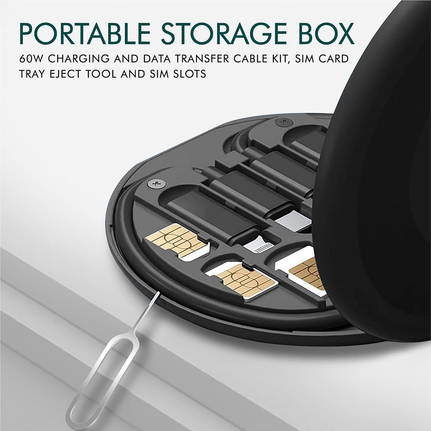 All in one 60W USB Fast Charging Travel Data Cable SetBest Amazon Deals