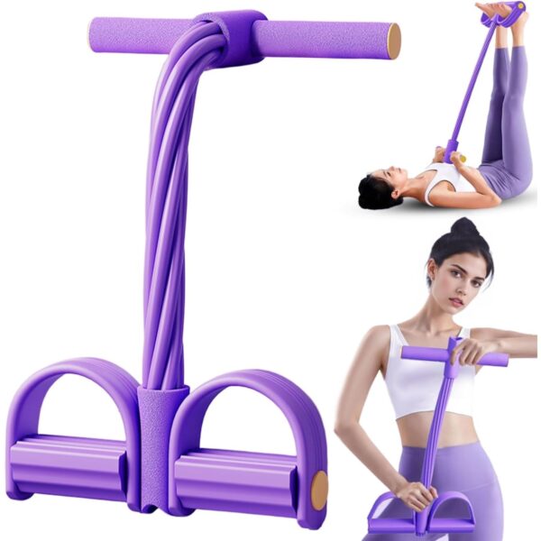 4 Tube Pedal Resistance Band for Exercise, Fitness PullBest Amazon Deals 4 Tube Pedal Resistance Band for Exercise, Fitness PullBest Amazon Deals