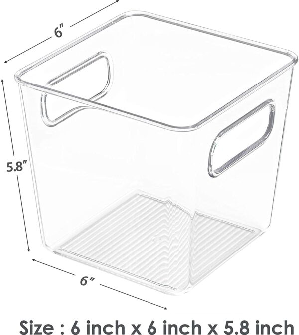 INKULTURE Clear Acrylic Pantry Organizer Bin With HandleBest Amazon Deals