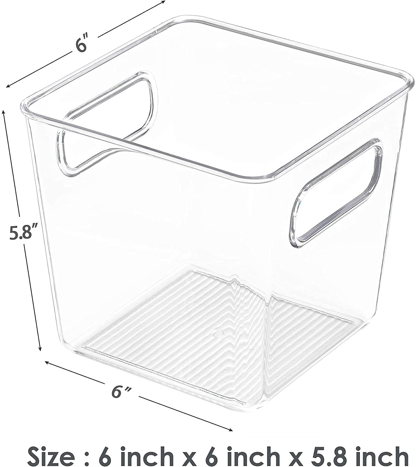 INKULTURE Clear Acrylic Pantry Organizer Bin With HandleBest Amazon Deals
