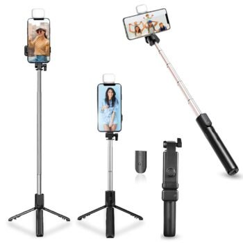 Kratos Selfie Stick, 3 in 1 Multifunctional Design, RechargableMobile Accessories Deal