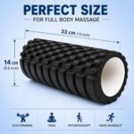 PulGos Black Foam Roller for Exercise, Deep TissueBest Amazon Deals