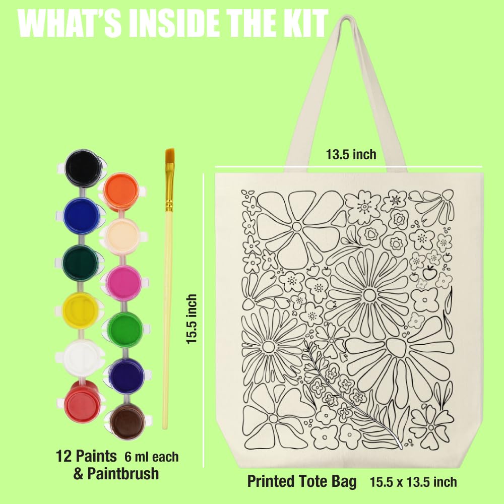 Asian Hobby Crafts Tote Bag Painting Kit for Kids &Best Amazon Deals