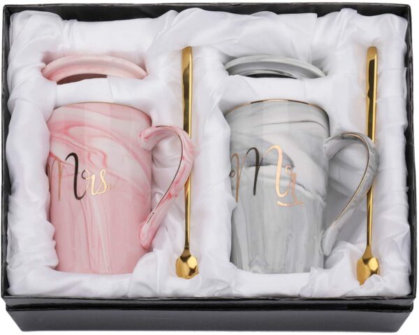 CPENSUS Ceramic Marble Finish Coffee Mug With Lid & SpoonBest Amazon Deals CPENSUS Ceramic Marble Finish Coffee Mug With Lid & SpoonBest Amazon Deals