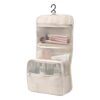 Wolpin Toiletry Bag Travel Nylon (Beige, 15 CM) |Best Amazon Deals Wolpin Toiletry Bag Travel Nylon (Beige, 15 CM) |Best Amazon Deals