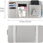 Car Sun Visor Organizer PU Leather Multi Pocket StorageBest Amazon Deals