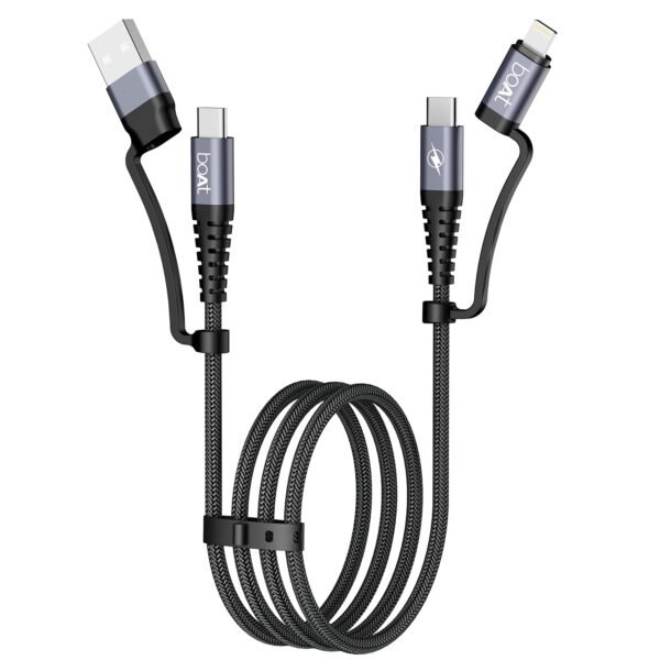 boAt FlexiCharge 400 Charging Cable w/ 4-in-1Best Amazon Deals boAt FlexiCharge 400 Charging Cable w/ 4-in-1Best Amazon Deals