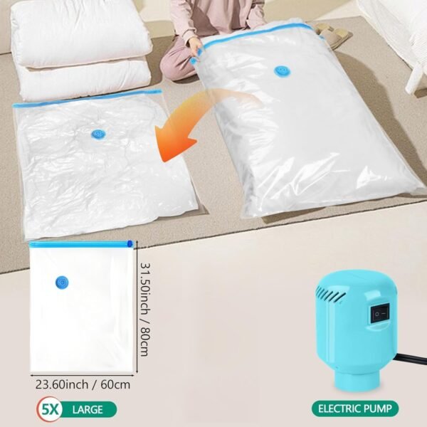 Vacuum Storage Bags with Electric Pump, Large Vacuum SealBest Amazon Deals