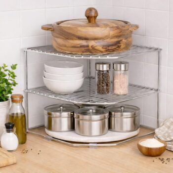CHHAAP Stainless Steel 2 Level Kitchen Storage Rack forBest Amazon Deals CHHAAP Stainless Steel 2 Level Kitchen Storage Rack forBest Amazon Deals